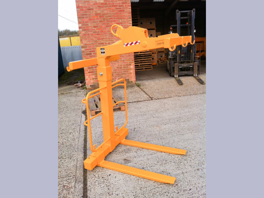 High quality crane forks for use on-site or where a safety net is a must.
